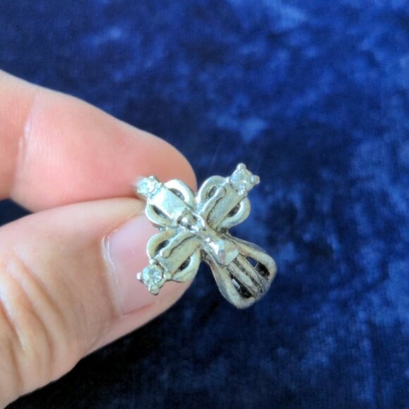 FREE New size 8 Cross ring Christian Catholic Cross Freebie - Picture 6 of 6